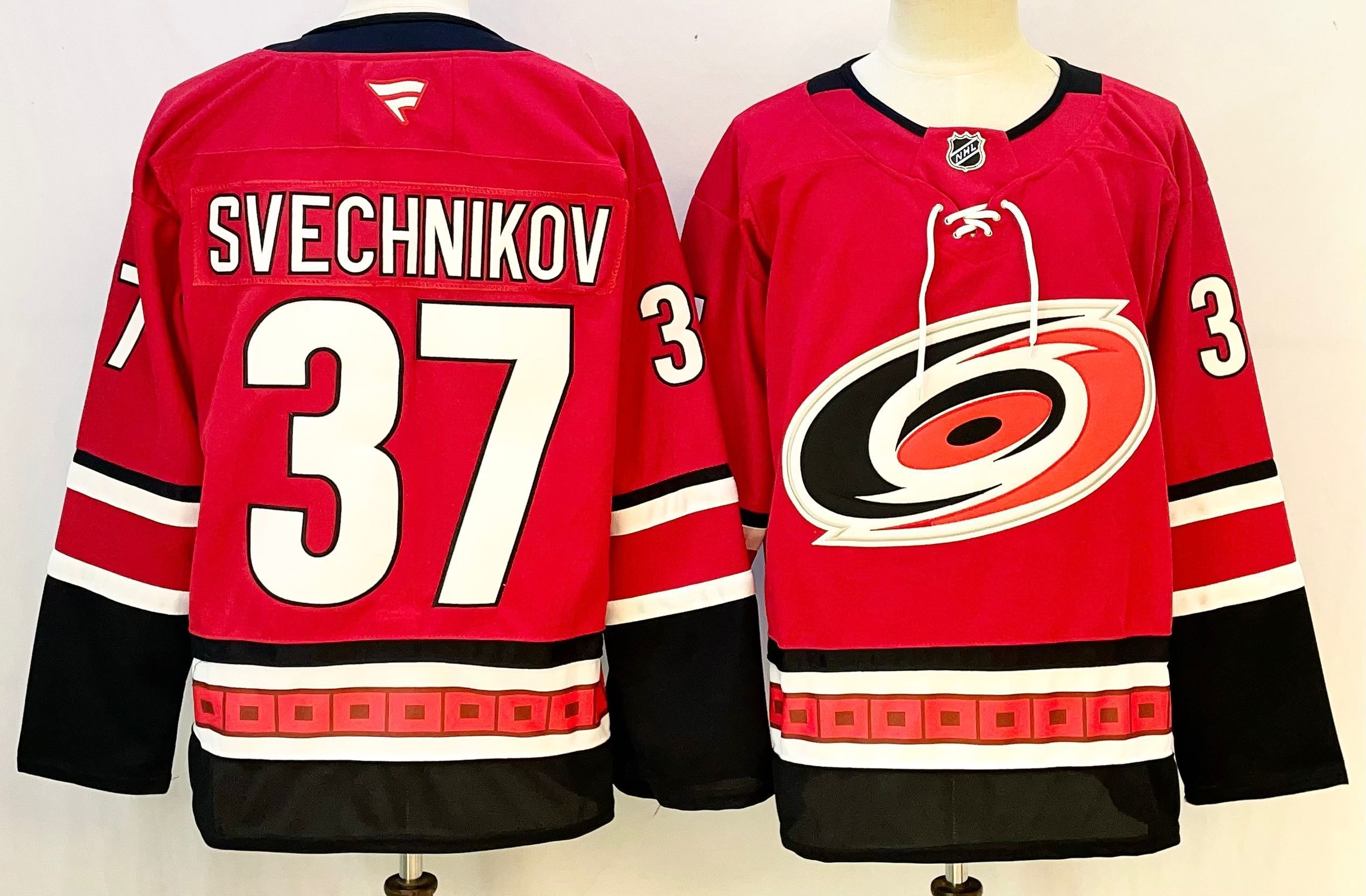 Men Carolina Hurricanes #37 Svechnikov Red 2026 Adidias NHL Jersey style 001->carolina hurricanes->NHL Jersey